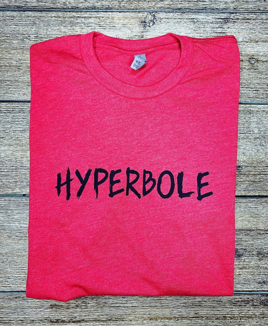 Hyperbole Red T Shirt