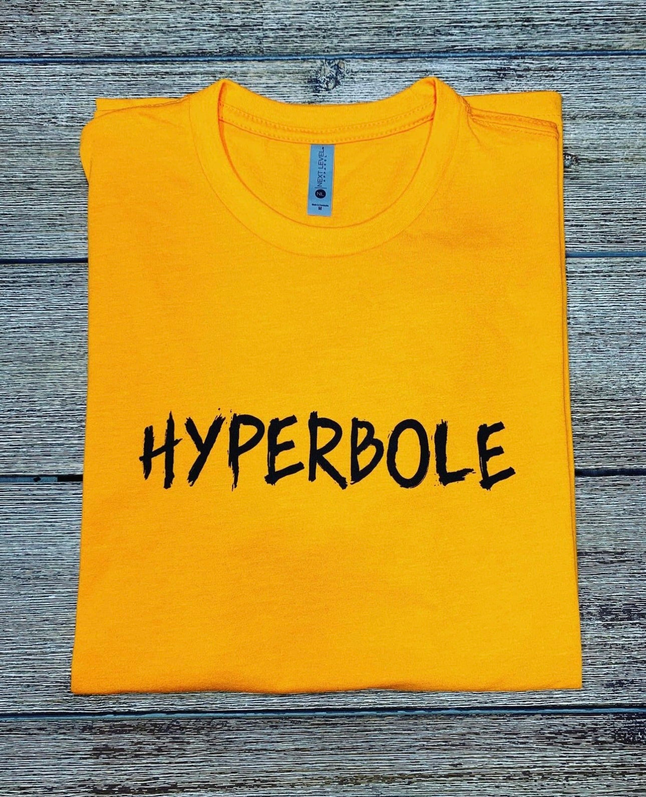 Hyperbole Orange T Shirt