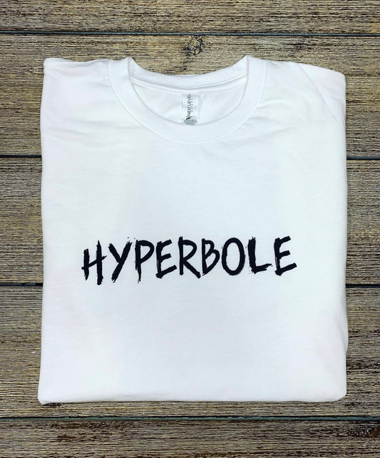 Hyperbole White T Shirt